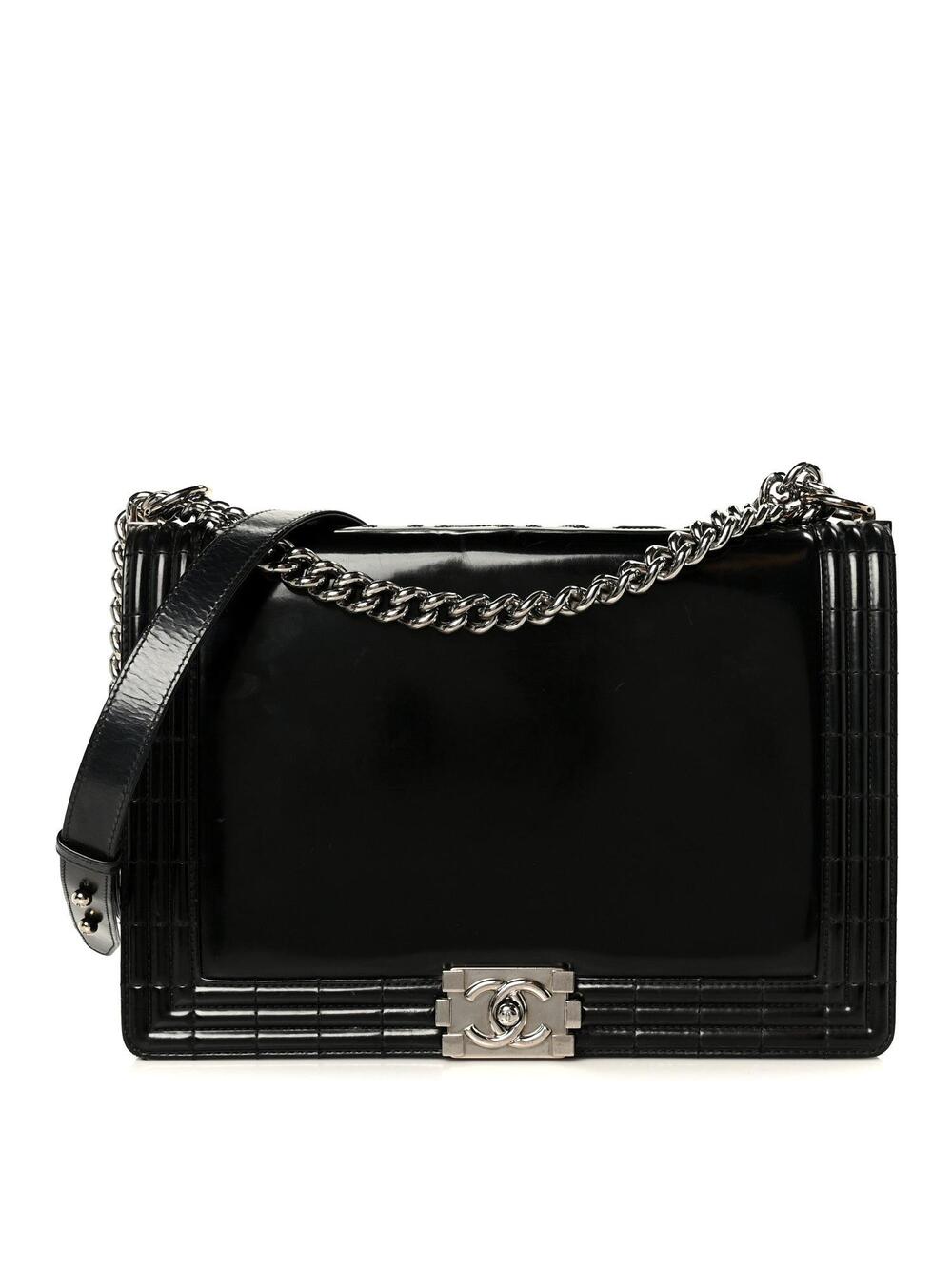 Chanel Patent Medium Boy Reverso Flap #270085C18B